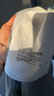 無印良品（MUJI）女式 麻 寬版褲  褲子女款早秋款寬松休閑褲 女裝 BE1SKC4A 淡黃色 XL （165/74A） 曬單實拍圖