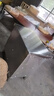 不銹鋼拉門工作臺操作臺廚房儲物柜商用打荷臺面案板飯店切菜桌子 組裝款長80寬50高80cm單通 曬單實拍圖