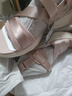 斯凱奇（Skechers）七夕情人節(jié)禮物女鞋夏季時(shí)尚涼鞋休閑外穿涼拖厚底沙灘鞋163540 裸粉色/BLSH 39 曬單實(shí)拍圖