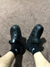 卡駱馳（crocs）洞洞鞋男鞋子 夏季涼鞋涉水鞋沙灘鞋透氣拖鞋 208776-001 M8W10 曬單實(shí)拍圖
