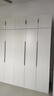 葉余衣柜出租屋用現(xiàn)代簡約收納衣櫥家用臥室小戶型對開門儲物柜子 暖白色 實木60cm深衣柜【上樓 自 【實木】3門衣柜長120*60*200 曬單實拍圖