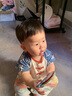 漢宮優(yōu)品一歲寶寶衣服短袖中國風(fēng)夏裝新生的兒連體衣夏季薄款嬰兒外出服 倉頡造字 90cm 曬單實拍圖
