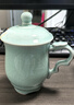汝譽(yù)天下汝窯茶杯上合杯龍頭杯辦公杯會(huì)議茶杯汝州汝瓷瑪瑙釉陶瓷帶蓋茶杯 上合杯 曬單實(shí)拍圖