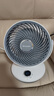 夏普（SHARP)小風(fēng)鈴空氣循環(huán)扇電風(fēng)扇家用小型風(fēng)扇桌面臺式靜輕音99檔風(fēng)速抑菌大風(fēng)量一級能效PJ-CA230A-C 曬單實拍圖