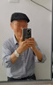 SOMUBAY老年人帽子男夏季薄款老人爺爺老頭鴨舌帽春秋中年男款爸爸貝雷帽 黑色 常規(guī)碼(可調(diào)節(jié)) 曬單實(shí)拍圖