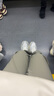 特步女鞋運(yùn)動(dòng)休閑鞋增高鞋春夏透氣輕便軟彈老爹休閑鞋子女 曬單實(shí)拍圖