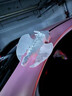 京格無(wú)牙仔汽車(chē)擺件車(chē)頂天窗摩托電動(dòng)車(chē)尾車(chē)外車(chē)載可愛(ài)玩偶掛件裝飾品 【gopro卡扣】白色20cm頭盔推薦 升級款呆萌卡通造型 曬單實(shí)拍圖