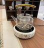 岳恒玻璃提梁茶壺蒸煮一體陶瓷電陶爐煮茶器燒水壺養生壺辦公室煮茶壺 【煮茶套裝】百鳥(niǎo)朝鳳+壺1100ml 曬單實(shí)拍圖