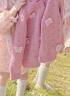漢唐貝貝女寶寶碎花裙子洋氣春秋季女童長袖公主連衣裙2025新款韓版兒童潮 碎花裙和毛衣套裝 90 (建議80-89cm 1-2周歲） 曬單實拍圖