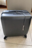 新秀麗（Samsonite）拉桿箱TQ9*09004黑色18英寸登機箱 黑色拉桿箱拉鏈 曬單實拍圖
