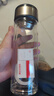 【?京東物流配送】高硼硅雙層玻璃杯大容量泡茶杯水杯子茶水分離 【雙層加厚】茶杯 350ml 1只 曬單實拍圖