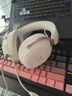 iKF V11 Pro7.1四模游戲耳機藍牙無線頭戴式7.1環(huán)繞音效有線電競專用無畏契約fps聽聲辨位三角洲 粉白 曬單實拍圖