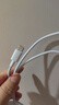 華為原裝6A數(shù)據(jù)線 USB Type-A轉(zhuǎn)USB Type-C/1m線長(zhǎng)/支持66W（11V6A）充電 白色CC790 曬單實(shí)拍圖