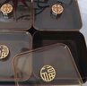 沃德百惠（WORTHBUY）輕奢干果盤客廳茶幾家用新年瓜子收納盒糖果盤零食茶點(diǎn)擺放水果盤 標(biāo)準(zhǔn)款木紋四格【加厚耐摔】 曬單實(shí)拍圖