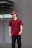 貓人抗菌莫代爾V領(lǐng)冰絲短袖T恤男士2025夏季新款涼感透氣半袖白色體恤 酒紅色 XL 【建議135-150斤】 曬單實(shí)拍圖
