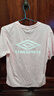 茵寶（Umbro）官方短袖男裝純色新款夏裝圓領(lǐng)純棉男女同款上衣運動(dòng)T恤衫 淡雅粉 L 曬單實(shí)拍圖