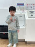 Gap【大小童同款】男女童2025秋季新款logo抓絨衛(wèi)衣兒童裝829305 灰色 110 /56(4-5歲) 曬單實(shí)拍圖