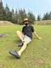 CUOARCHL美式潮牌純棉短褲男士夏季休閑運(yùn)動(dòng)百搭五分褲直筒寬松沙灘褲子男 豆綠（NE01） 2XL （推薦體重130-150斤） 曬單實(shí)拍圖