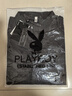 花花公子（PLAYBOY）復古亞麻短袖t恤男薄款寬松夏季新款男士棉麻T恤半袖上衣休閑潮 灰黑色高質(zhì)量 2XL 建議131-145斤 曬單實拍圖