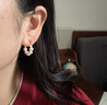 伊燦趙露思同款淡水仿珍珠耳環(huán)女2025新款爆款耳釘輕奢高級(jí)感氣質(zhì)耳飾 七顆淡水珍珠耳環(huán) 曬單實(shí)拍圖