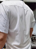 AETEL夏季短袖廚師工作服男女上衣輕薄透氣餐廳酒店廚師服定制白色XL 曬單實拍圖
