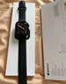 Apple/蘋果 Watch Series 10 智能手表GPS款46毫米亮黑色鋁金屬表殼黑色運動型表帶S/M MX263CH/B 曬單實拍圖