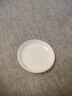 玉水湖小號仿瓷圓墨碟（3個裝）初學者入門防摔調(diào)色盤水彩國畫丙烯畫專用幼兒園顏料小白盤塑料水粉白色盤子 曬單實拍圖
