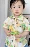 歡喜小熊寶寶夏季短袖襯衫男童純棉薄款上衣兒童襯衣男寶夏裝嬰兒夏天衣服 曬單實(shí)拍圖