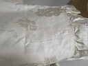 夢(mèng)朵花天絲棉四件套法式柔軟浪漫提花荷葉花邊被套床單四季款床上用品 SP-天絲棉-香蕓-白 1.8米床單款四件套被套200x230cm 曬單實(shí)拍圖