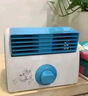 渴力Kini無(wú)葉迷你小風(fēng)扇家用小型桌面臺式靜音電扇渦輪電風(fēng)扇冷風(fēng)機大風(fēng)力學(xué)生宿舍辦公室寢室2025新款 【35W升級款】天空藍（220V供電） 曬單實(shí)拍圖