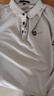 羅蒙（ROMON）長(cháng)袖t恤男春秋季衛衣男士外套休閑上衣服男裝打底衫 杏色 L  曬單實(shí)拍圖