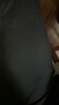 名創(chuàng)優(yōu)品（MINISO）涼感冰絲褲子男夏季新款舒適透氣顯高顯瘦直筒休閑褲 黑 3XL 曬單實拍圖