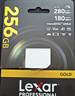 雷克沙（Lexar）tf卡 switch內(nèi)存卡運動相機(jī)無人機(jī)內(nèi)存卡gold系列 256G 讀速280/s 寫速180MB/s UHS-II V60TF卡 曬單實拍圖