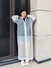JCZS德國(guó)雨衣成人外穿長(zhǎng)款全身防暴雨戶外旅行加厚eva防水防雨一次性 【加厚款】白色 成人雨衣 均碼 1件 曬單實(shí)拍圖