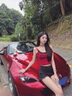 JIOESC吊帶抹胸假兩件女爵士舞穿搭哥特式印花海邊度假帶胸墊美式小背心 藍色 均碼 【建議80-120斤】 曬單實拍圖