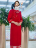 枝己新中式秀禾服新娘2025新款結(jié)婚禮服敬酒服古裝旗袍嫁衣出閣服 S2505(僅女裝) M 曬單實拍圖