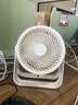 米家已接入米家APP】桌面靜音智能循環(huán)扇usb可充電家用辦公室宿舍風(fēng)扇 小米白頂配款【米家遠(yuǎn)程操控】 曬單實(shí)拍圖