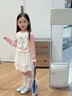可英 GOWINBABY女童新款長(zhǎng)袖t恤衛(wèi)衣2025秋季女孩甜美可愛上衣女寶休閑寬松t恤衫 粉色 130 （適合身高120cm-130cm） 曬單實(shí)拍圖