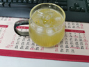 摩登主婦茶杯個人專用茶水分離杯辦公室茶具男士水杯玻璃泡茶杯子 園趣豎紋泡茶杯矮款（胡桃木蓋） 曬單實拍圖