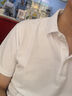 吉普（JEEP）短袖T恤男士夏季polo衫潮流休閑寬松涼感衣服男裝 白色 3XL 曬單實(shí)拍圖