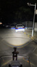 夜之炫三光h4遠近光一體汽車led大燈自帶雙透鏡改裝超亮激光摩托車燈泡 H4三光透鏡-帶切線【A93款/1支】 曬單實拍圖