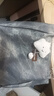 oein手提包上班族女士手提包大容量手提袋手提包女包輕奢牛仔包 【藍色帶掛件】 長(cháng)30寬26厚10cm 曬單實(shí)拍圖