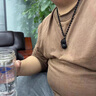 MZMZ黑曜石貔貅吊墜男士六字真言水晶瑪瑙情侶項(xiàng)鏈生日禮物女 【黑曜石貔貅男士吊墜】 曬單實(shí)拍圖