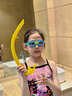 羽克（Yuke）游泳呼吸管兒童訓(xùn)練專業(yè)裝備成人自由泳浮潛水下?lián)Q氣用呼吸器裝備 檸檬黃 【安全硅膠 教練推薦】 曬單實拍圖