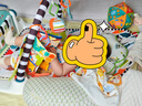 費(fèi)雪（Fisher-Price）新生兒見面禮玩具生日禮物-新版升級炫彩鋼琴健身器HXV97 曬單實(shí)拍圖