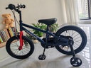 優(yōu)貝（RoyalBaby）兒童自行車小孩單車男女童車腳踏車山地車 3-6-7-10歲小皇冠 藍色 16寸（輔輪+腳撐） 曬單實拍圖
