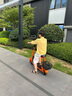 快輪電動(dòng)滑板車(chē)H2 智能電動(dòng)自行車(chē)成人學(xué)生便攜長(cháng)續航代步車(chē)電瓶車(chē) 橙色 10.4AH 曬單實(shí)拍圖