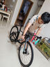 喜德盛公路車25-AD350碳纖前叉功率計(jì)齒盤鋁合金氣動車架 鴿子灰 480 曬單實(shí)拍圖