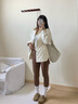 波司登輕薄羽絨服女短款90絨巴恩風休閑翻領夾克保暖外套B250135334 曬單實拍圖