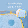 Babyprints圍裙兒童罩衣寶寶繪畫衣吃飯廚房套裝防水防臟帶袖套可擦手藍(lán)小熊 曬單實(shí)拍圖